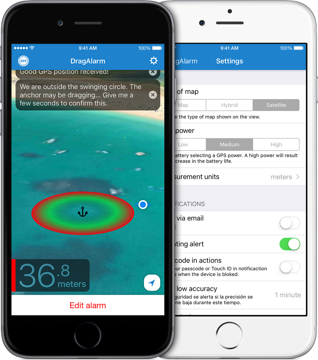 Drag Alarm